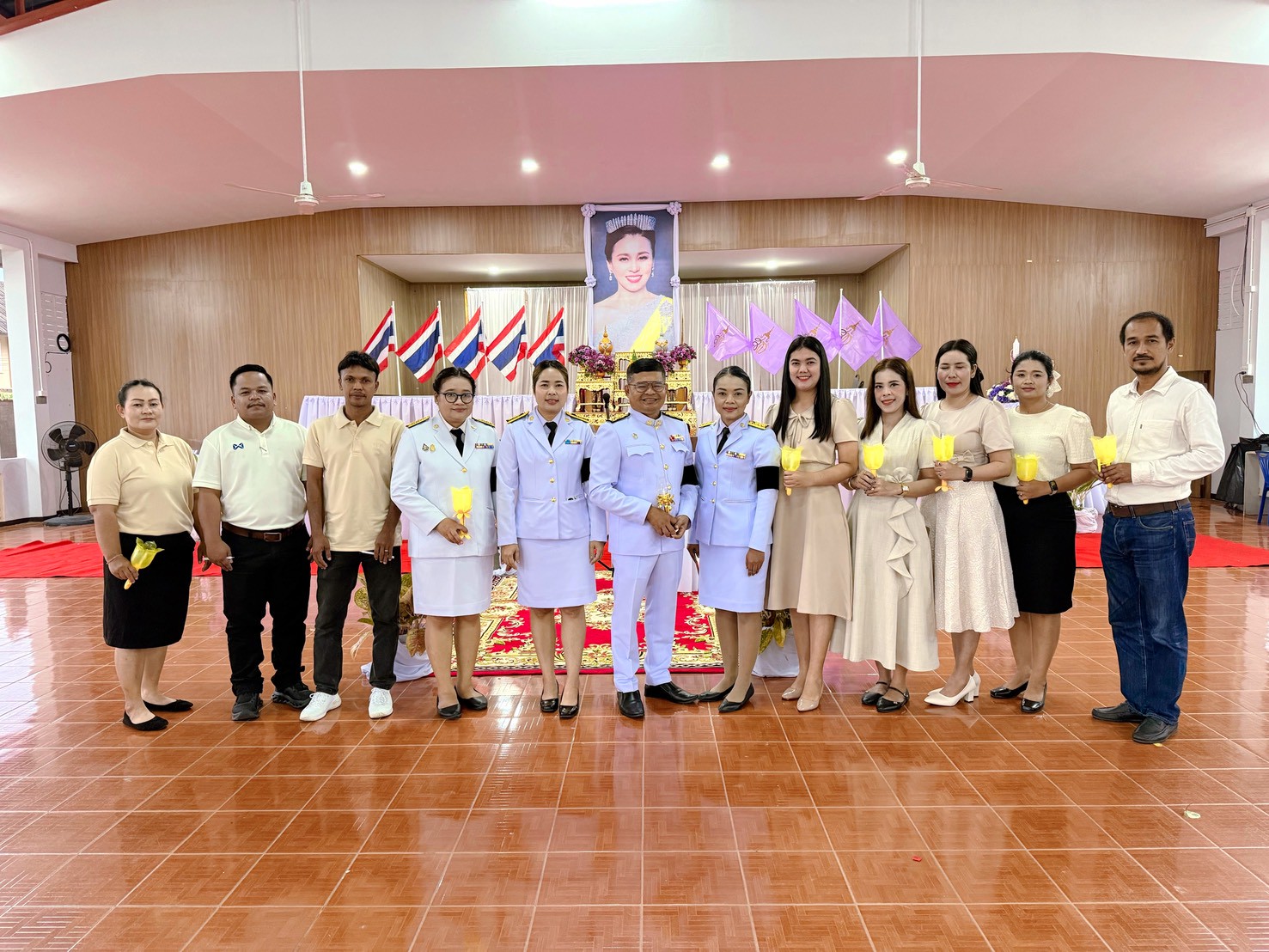 💜พิธีจุดเทียนถวายพระพรชัยมงคล 💜